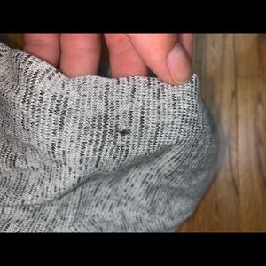 Grey knitted dress
